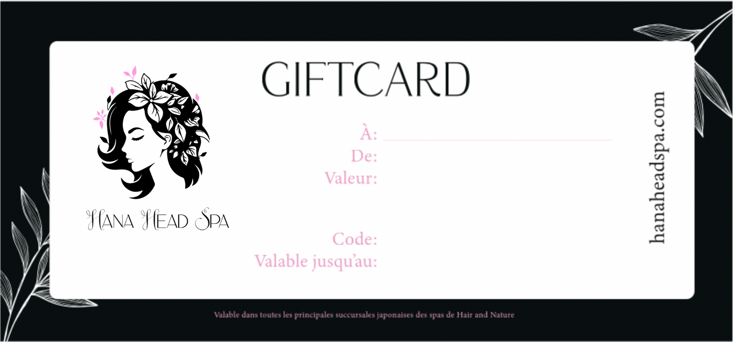 Gift Card Japanese Head Spa